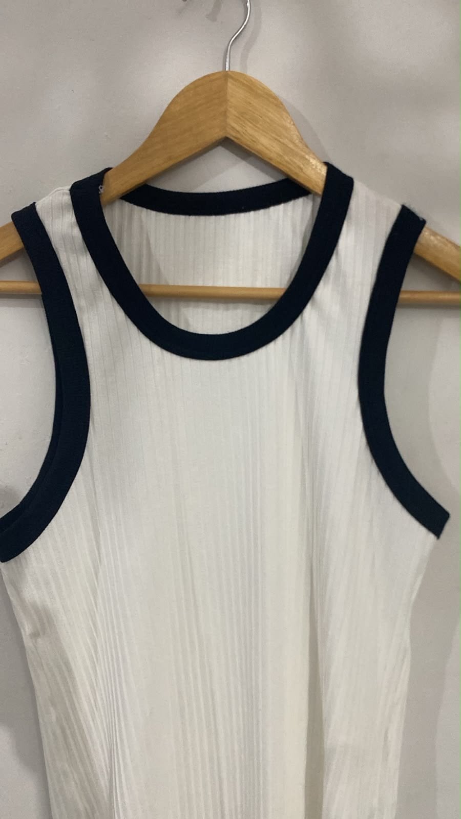 Regata nadador bicolor Offwhite com preto - REF. 040 — foto 2